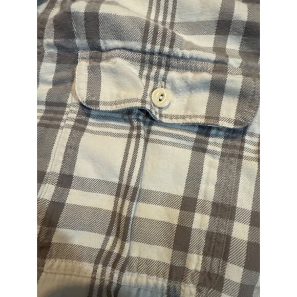 Madewell Mens Plaid Button-Up Cotton Shirt Large - Picture 2 of 9